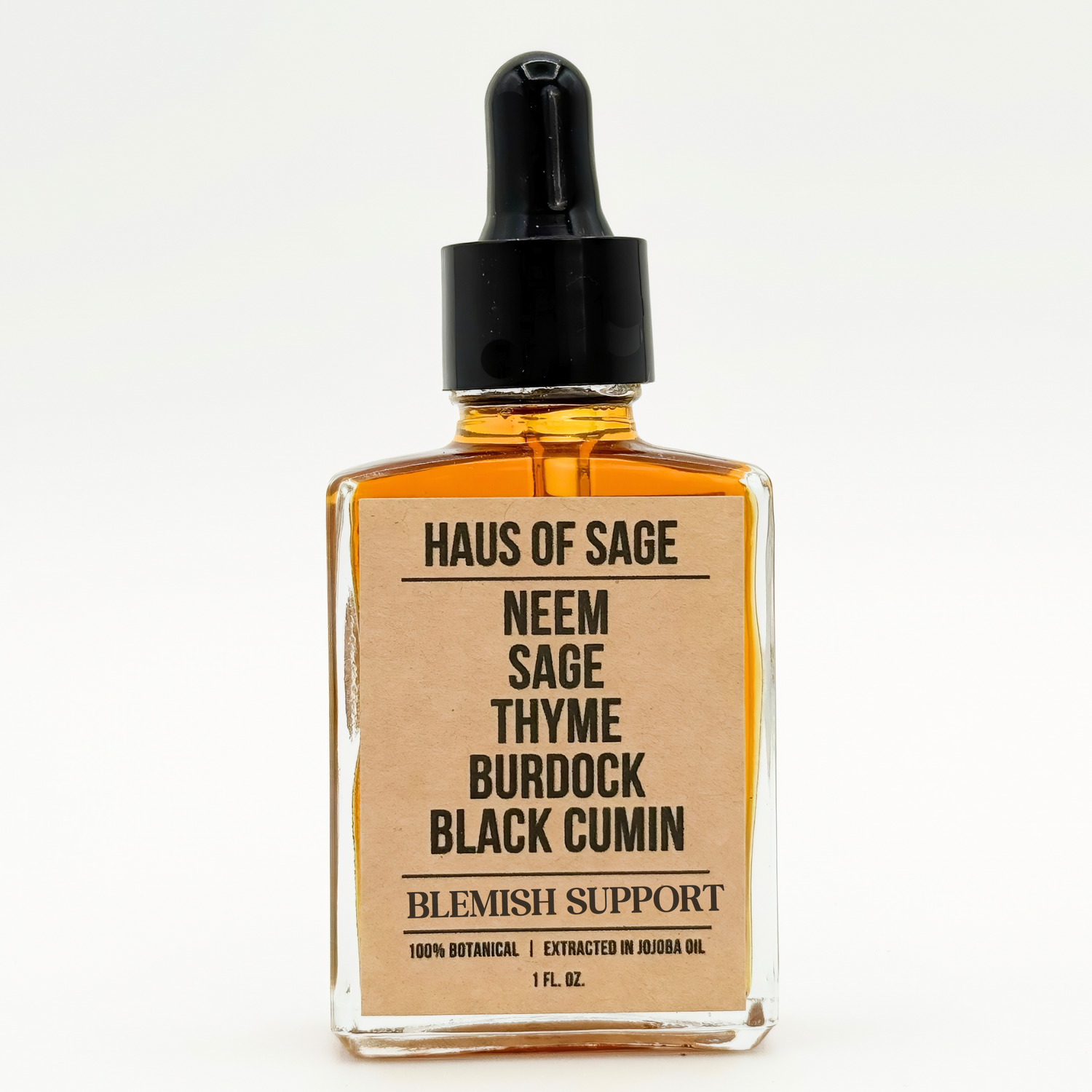 Neem Sage Thyme Burdock black cumin oil