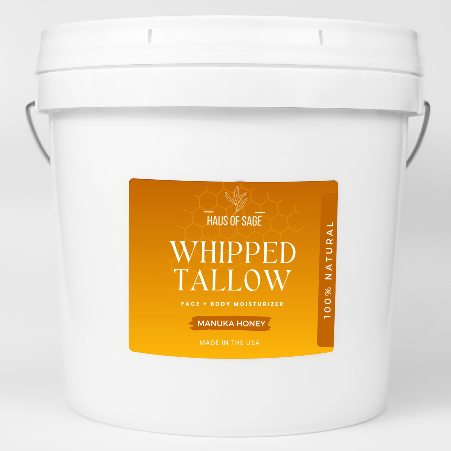 BULK Whipped Beef Tallow For Skin (Manuka Honey, Unscented)