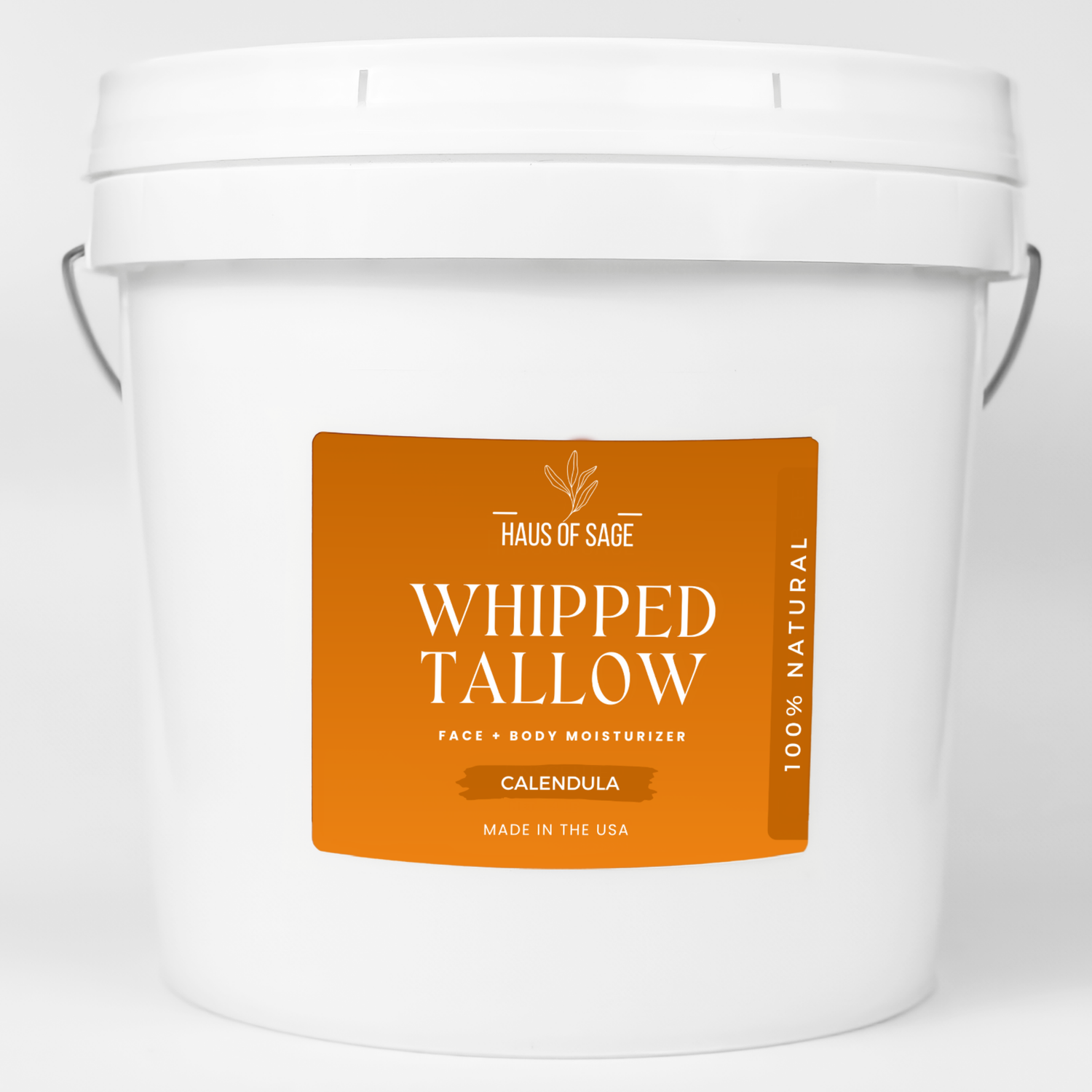 BULK Whipped Beef Tallow For Skin (Calendula, Light Scent)