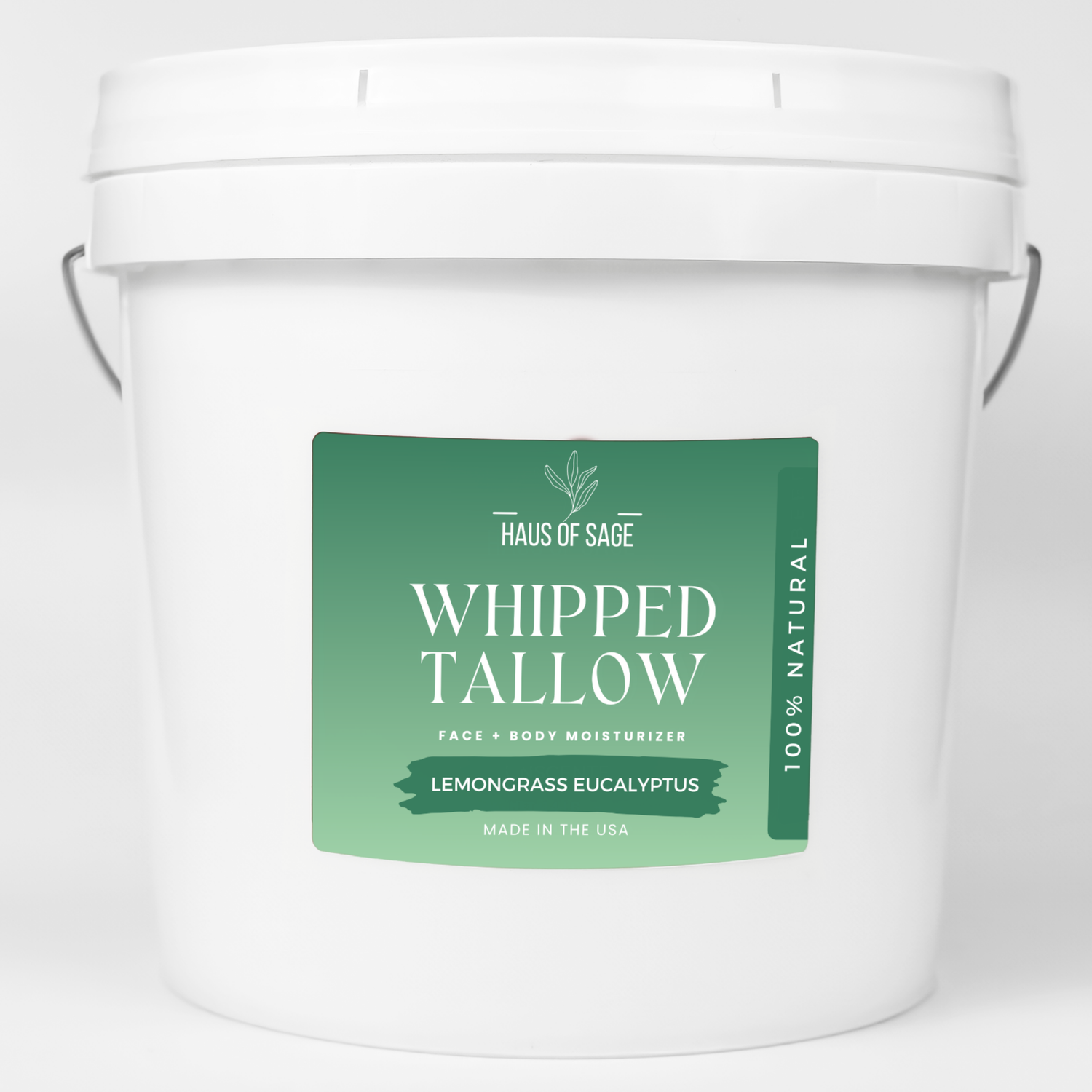 BULK Whipped Beef Tallow For Skin (Lemongrass Eucalyptus)