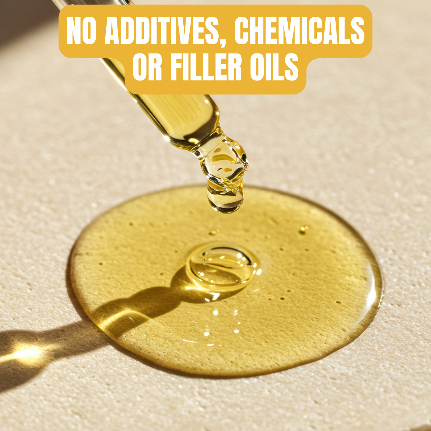 No additives, chemicals or filler oils