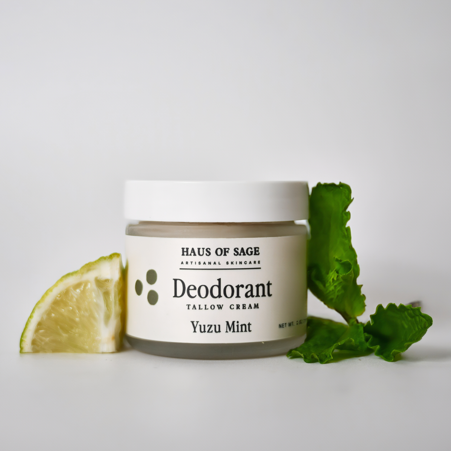 Yuzu Mint Tallow Deodorant Cream