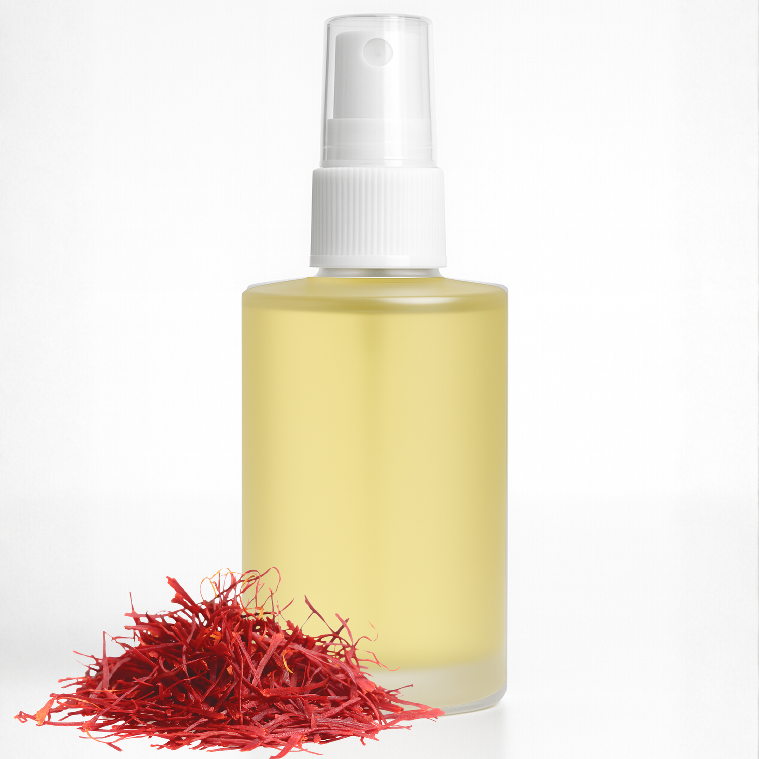 picture of a bottle with some saffron
