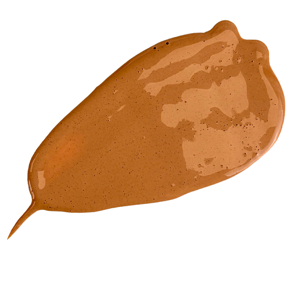 a brown colored cream on a surface