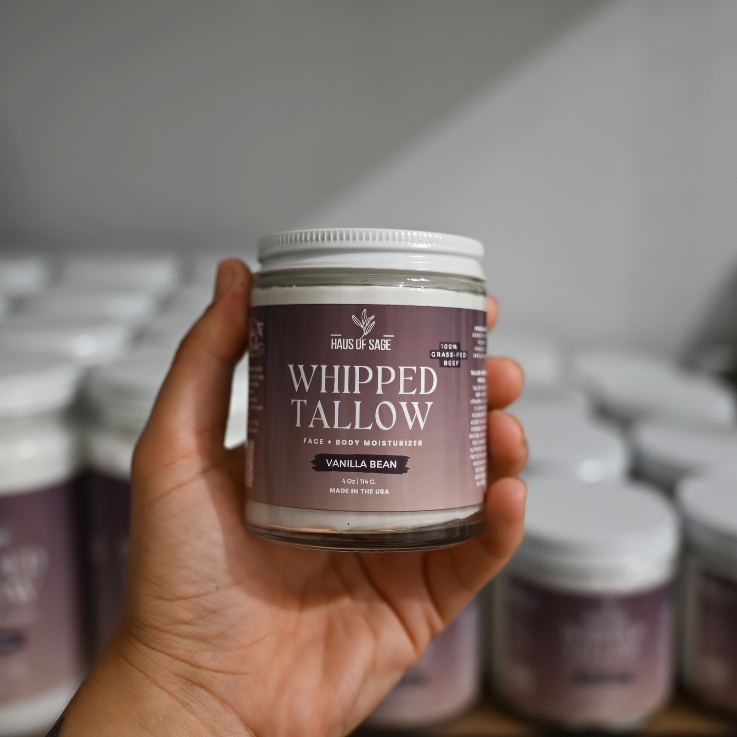 Vanilla Bean Whipped Beef Tallow