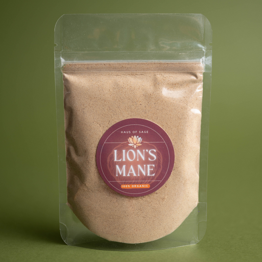 Lion's Mane Powder (Organic, Fruiting Body)