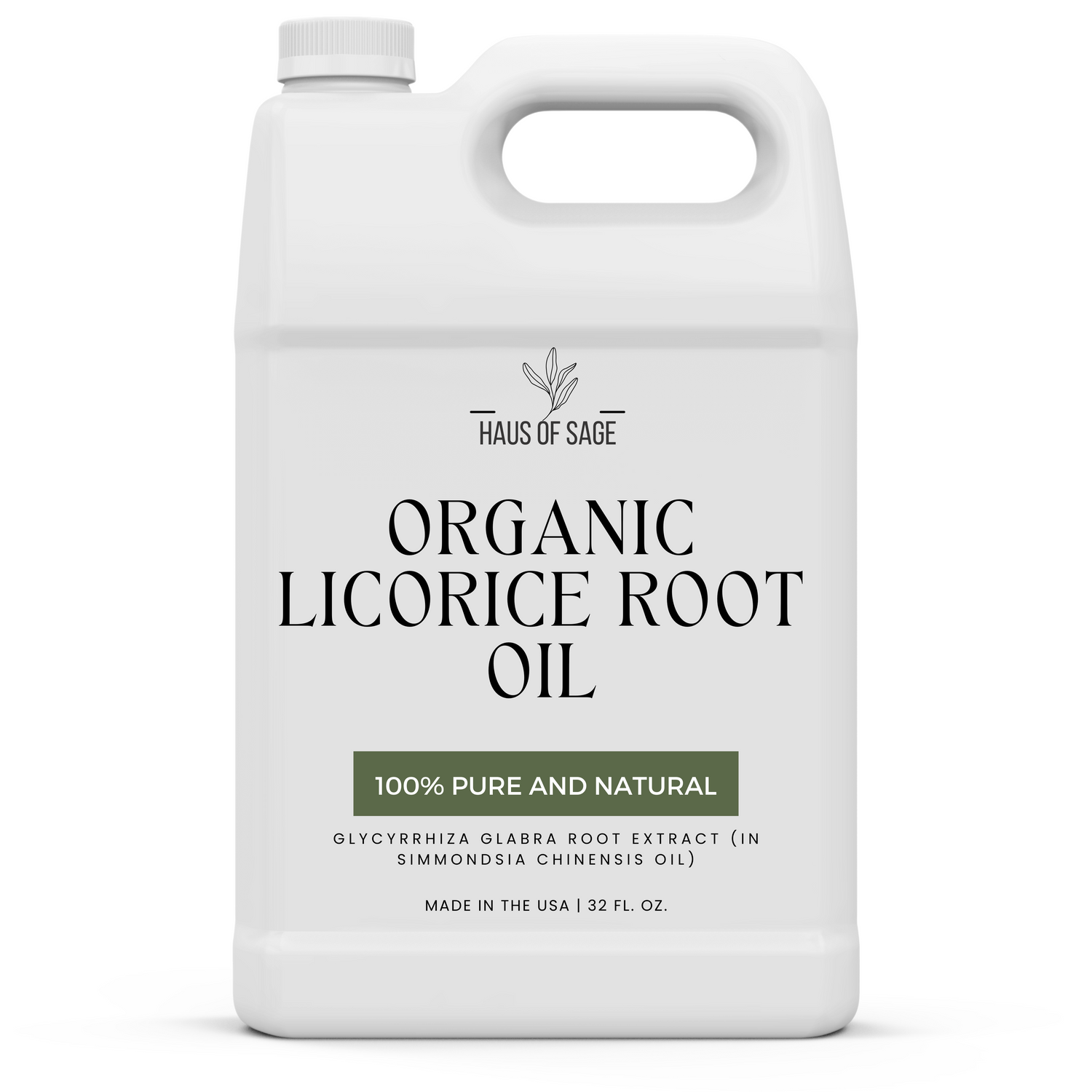 Organic Licorice Root Oil (32 Fl. Oz)