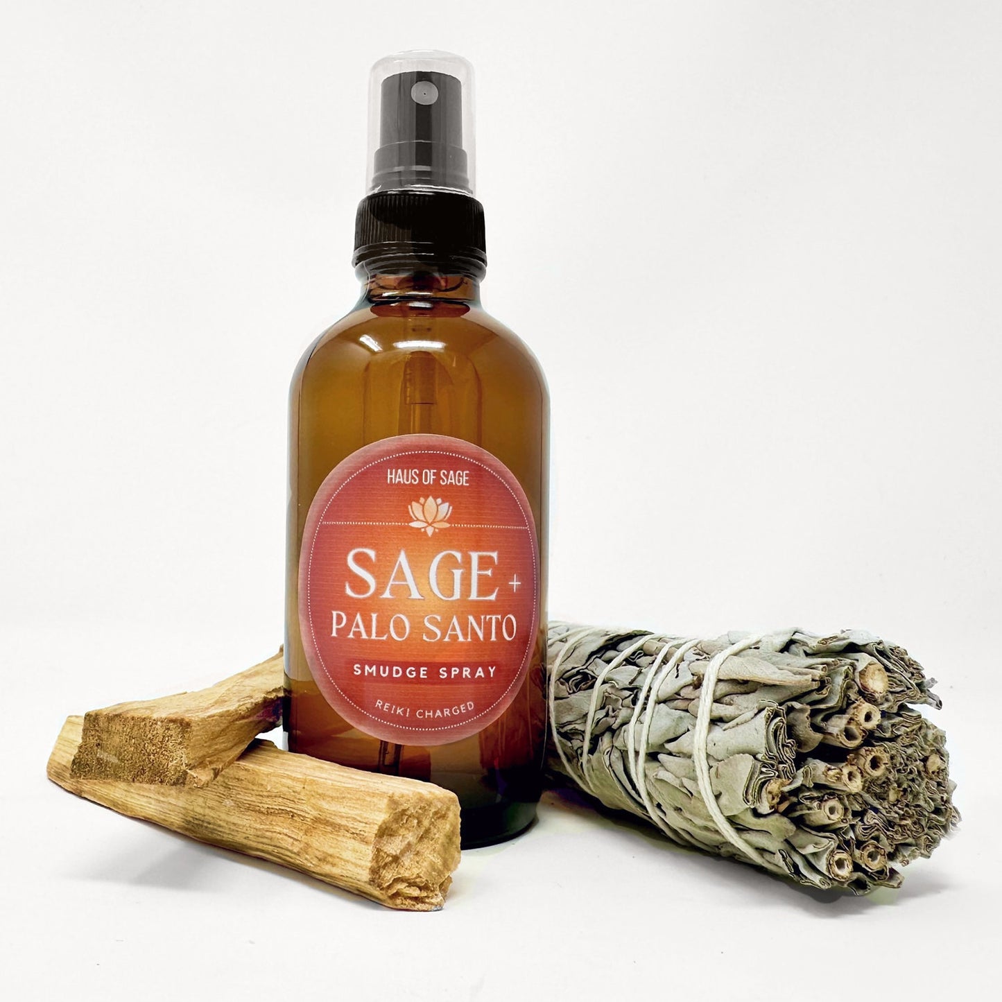 Smudge Spray | White Sage + Palo Santo | 4 Oz.