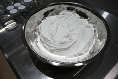 picture of cream in a big bowl