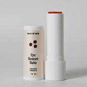 Haus of Sage Eye Restore Balm with packaging on a light gray background