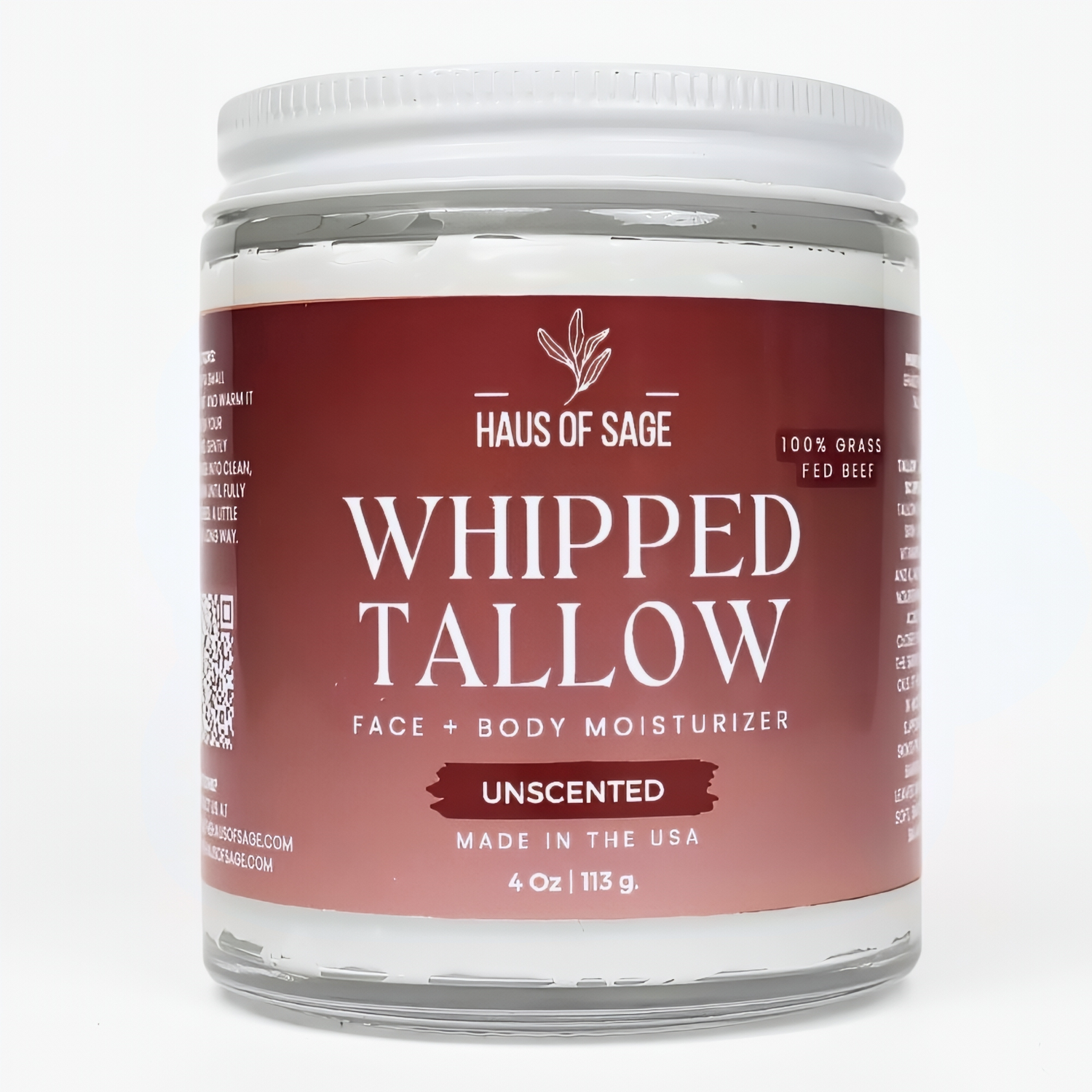 Unscented Whipped Beef Tallow