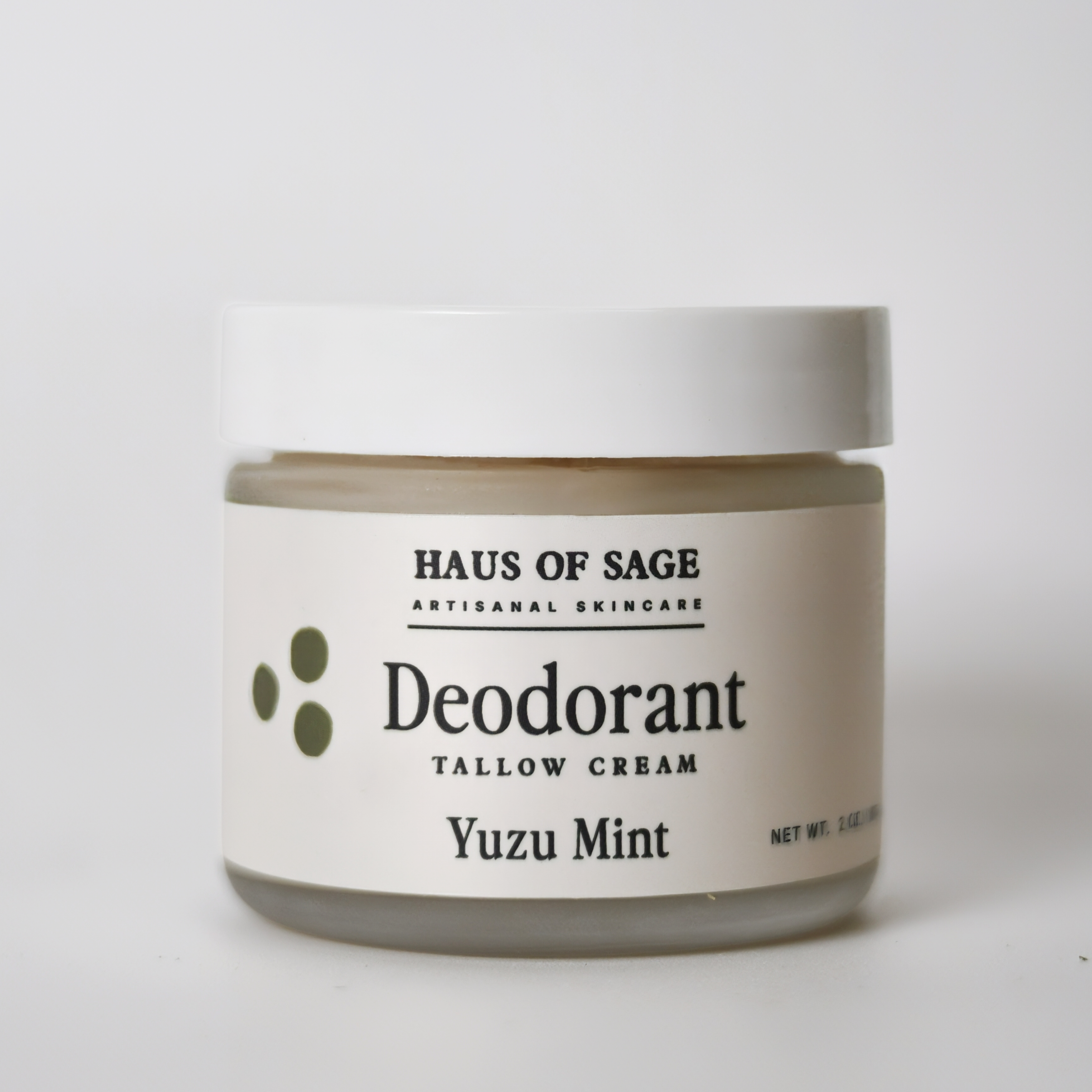 Yuzu Mint Tallow Deodorant Cream
