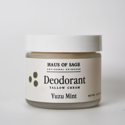 Yuzu Mint Tallow Deodorant Cream