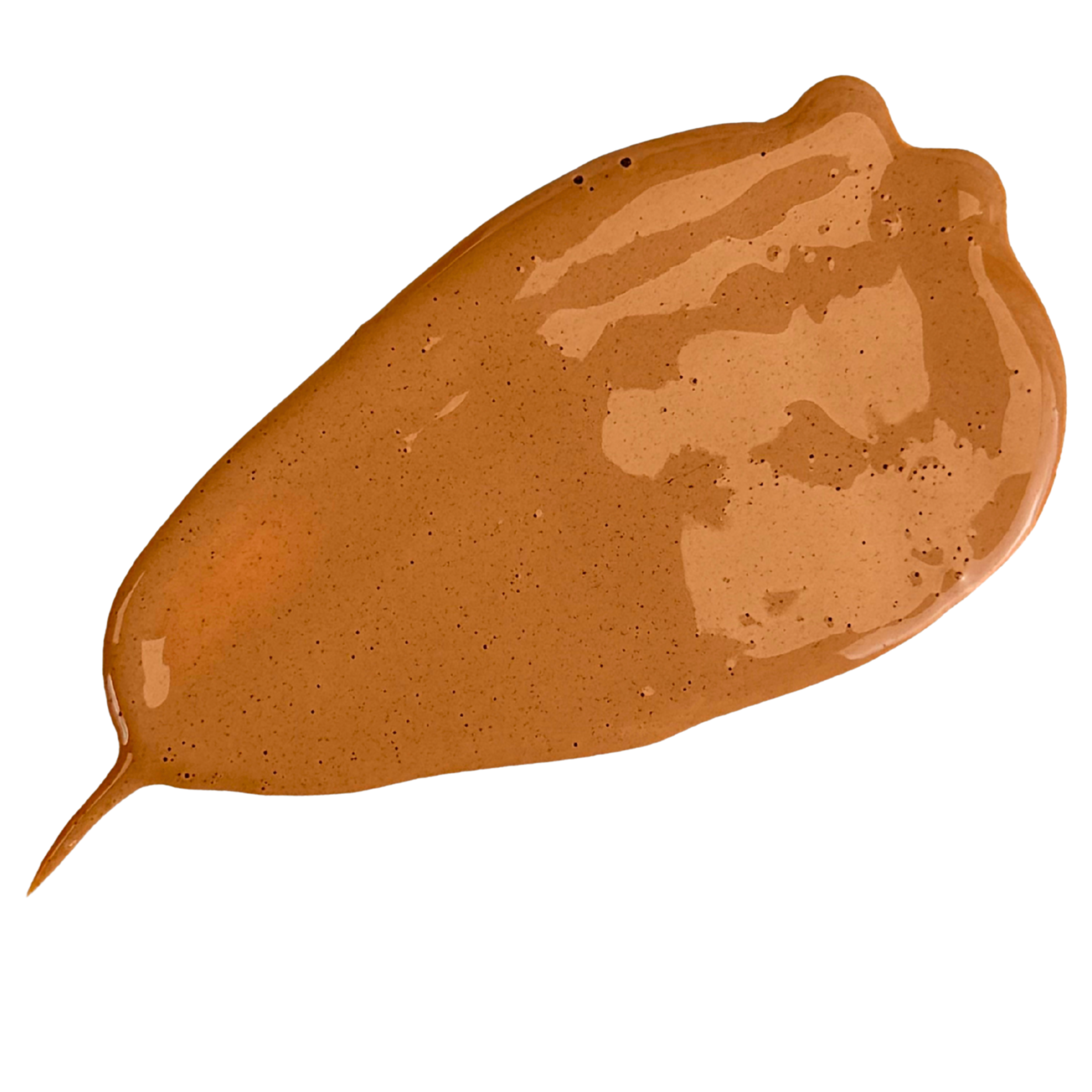 a brown colored cream on a surface