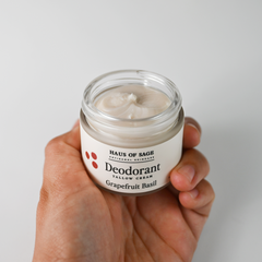 tallow deodorant basil grapefruit cream