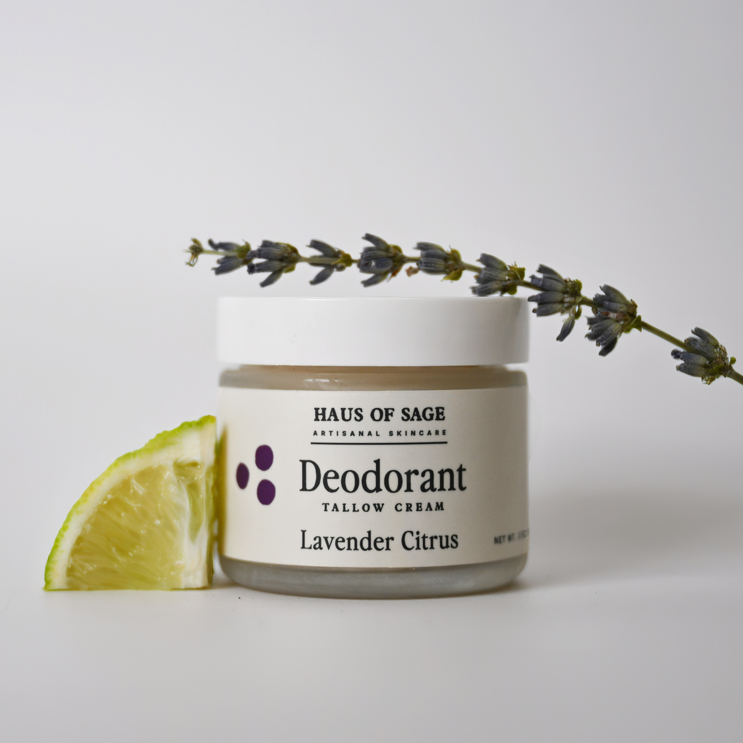 Lavender Citrus Tallow Deodorant Cream