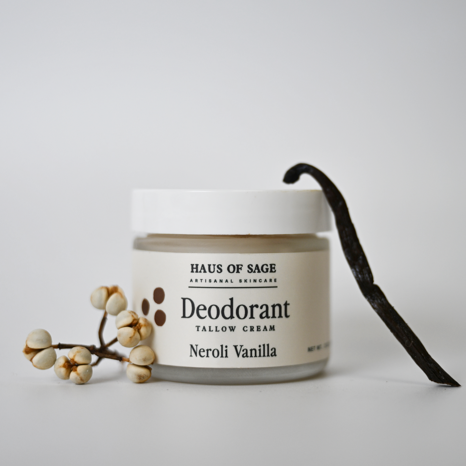 Vanilla Neroli Tallow Deodorant Cream