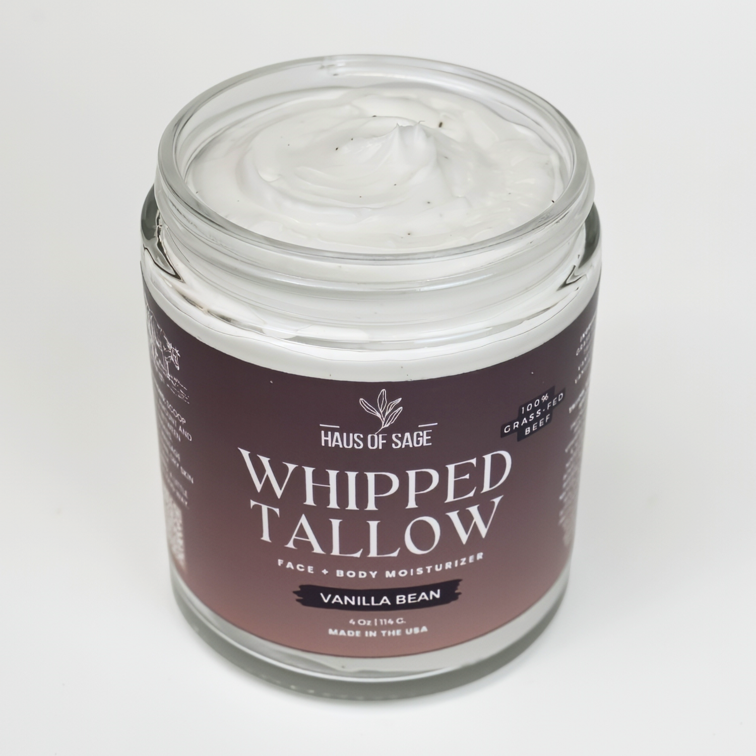 Vanilla Bean Whipped Beef Tallow