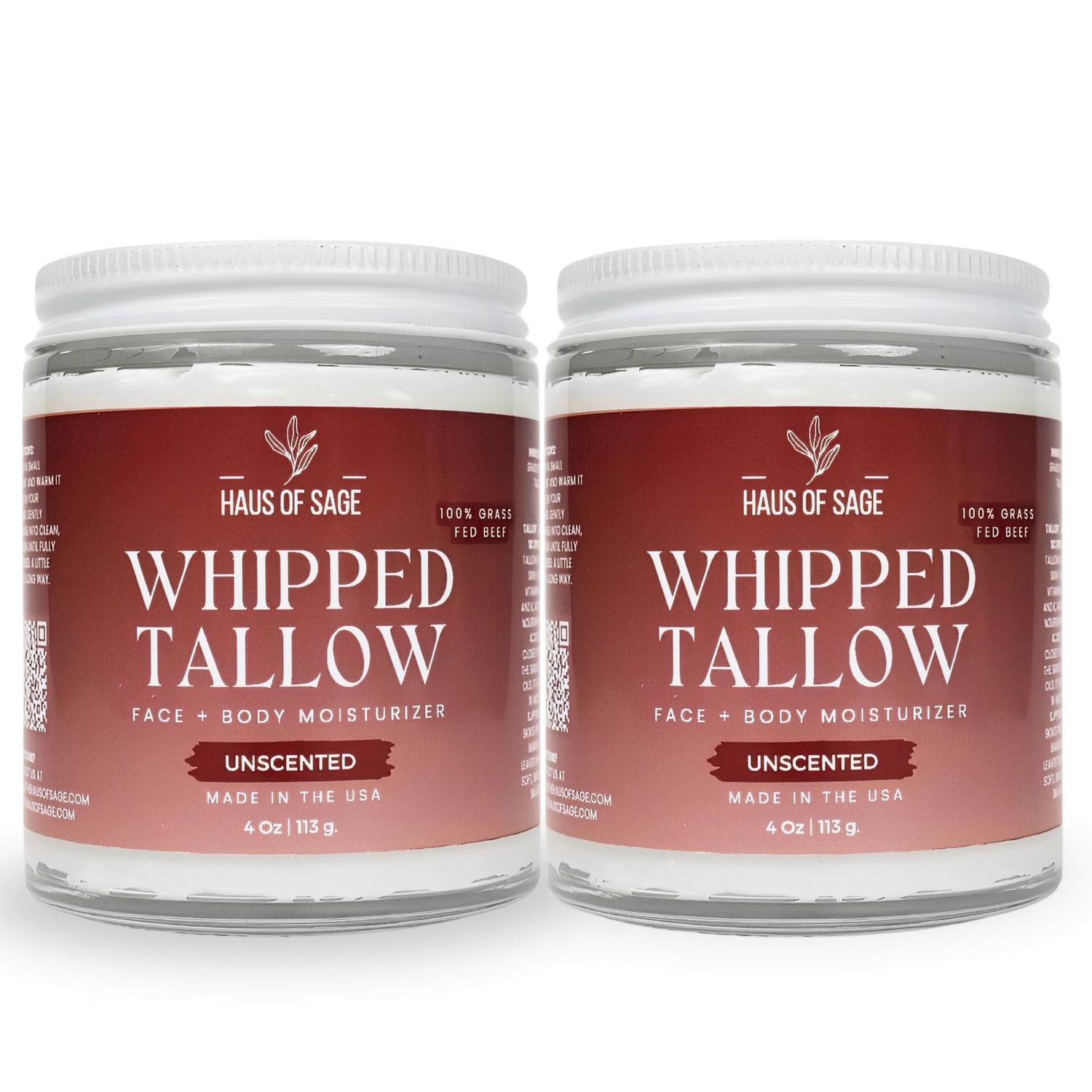 4 Oz Whipped Beef Tallow | Bundle of 2